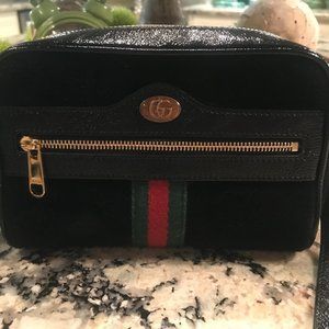 AUTHENTIC Gucci Ophidia Crossbody Bag & matching Card Case Wallet